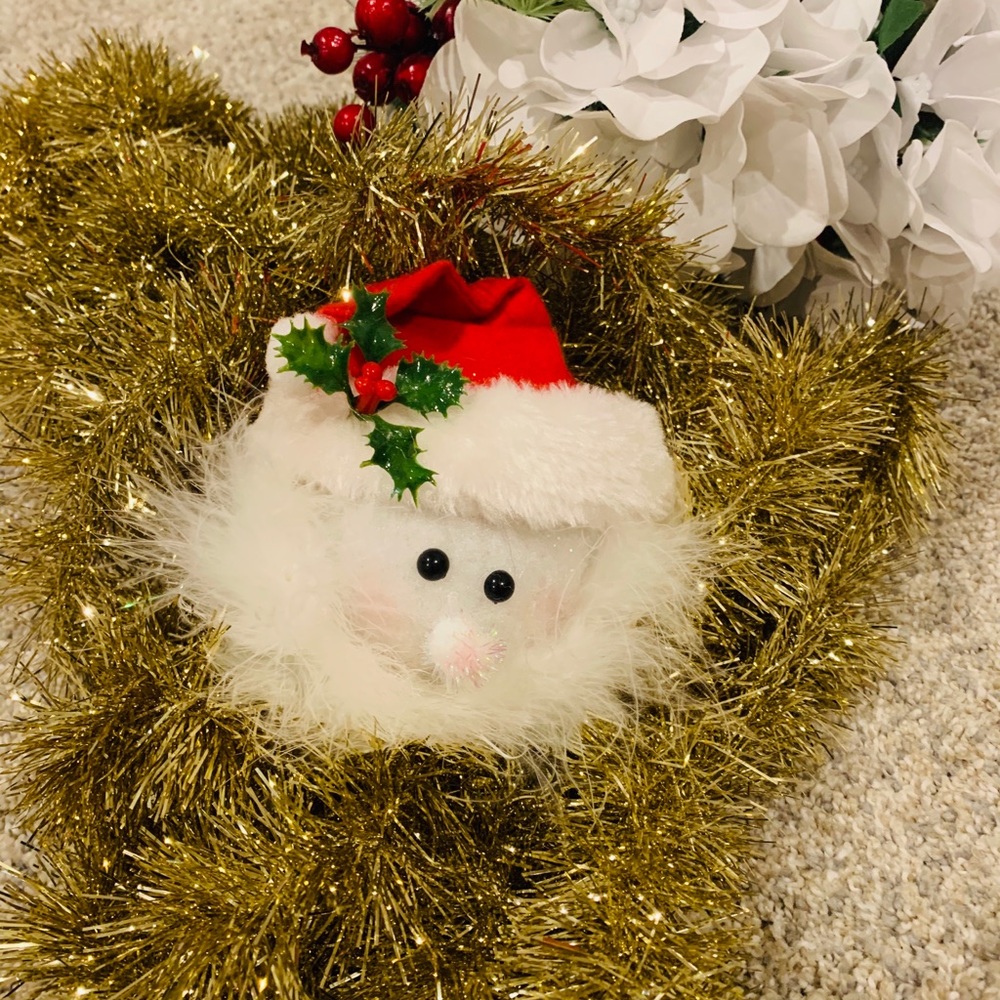 Handmade Santa Ornament